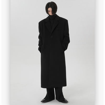 Abrigo Largo de Lana Estilo Coreano para Invierno - Image 10
