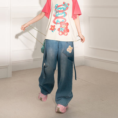 Jeans Talle Alto Pierna Ancha para Mujer - Image 2