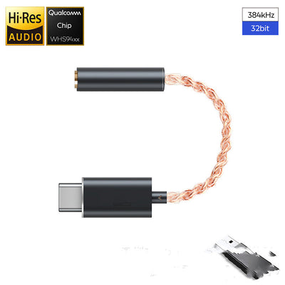 Adaptador de Audio USB-C a 3.5mm con Amplificador - Image 3