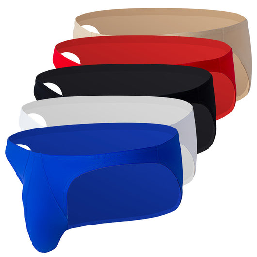 Pantalones Ajustados de Seda Helada en Colores Lisos para Hombre - Image 10