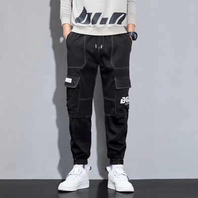 Pantalones Hip Hop Sueltos de Tendencia para Hombre - Primavera - Image 4