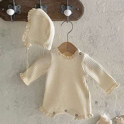 Pijama Tipo Waffle para Bebé y Niño - Diseño Unisex Cómodo - Image 3