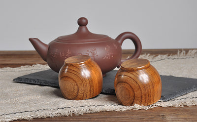 Juego de Té en Madera Ecológico - Tazas Pequeñas Sostenibles - Image 5