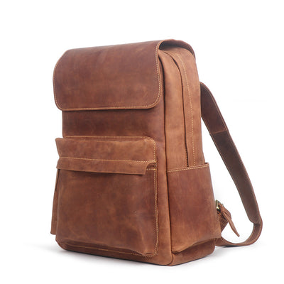 Mochila de Cuero Estilo Retro - Image 11