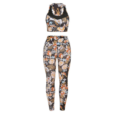 Ropa de Yoga Estampada Ajustada - Image 11