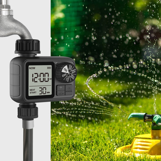 Riego Automático con Control de Flujo Regulable