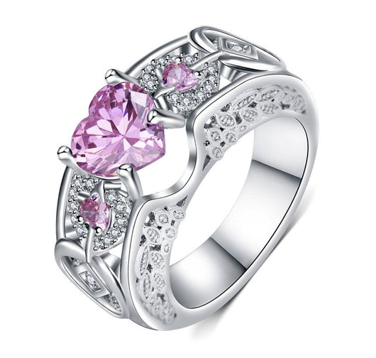 Anillo de Compromiso Corazón Ruby Princesa - Image 15