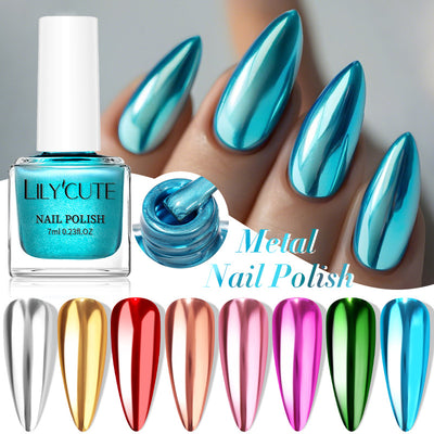 Esmalte de Uñas Espejo Metalizado Secado Rápido sin Horno - Image 57