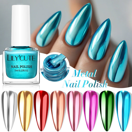 Esmalte de Uñas Espejo Metalizado Secado Rápido sin Horno - Image 57