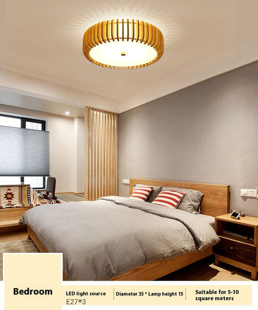Lámpara de Techo LED Estilo Japonés Nórdico para Dormitorio - Image 8