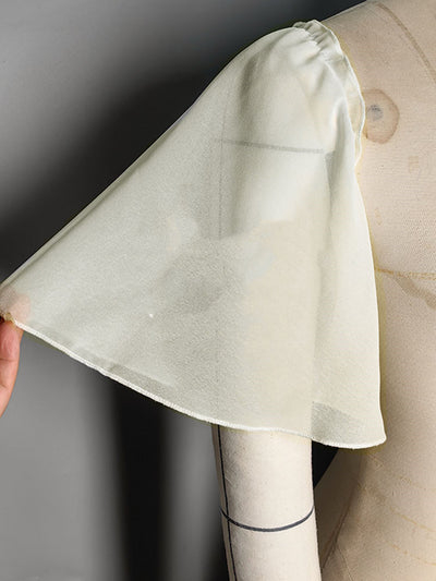 Manga Protectora Fruncida con Volantes - Protección Solar Blanca - Image 18