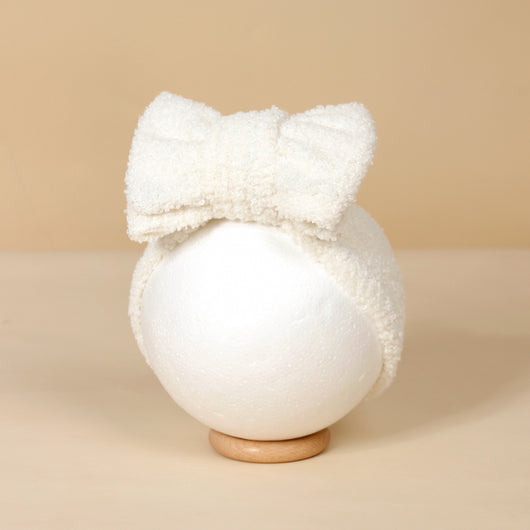 Diadema Infantil de Lana Polar con Lazo Doble Capa - Image 13