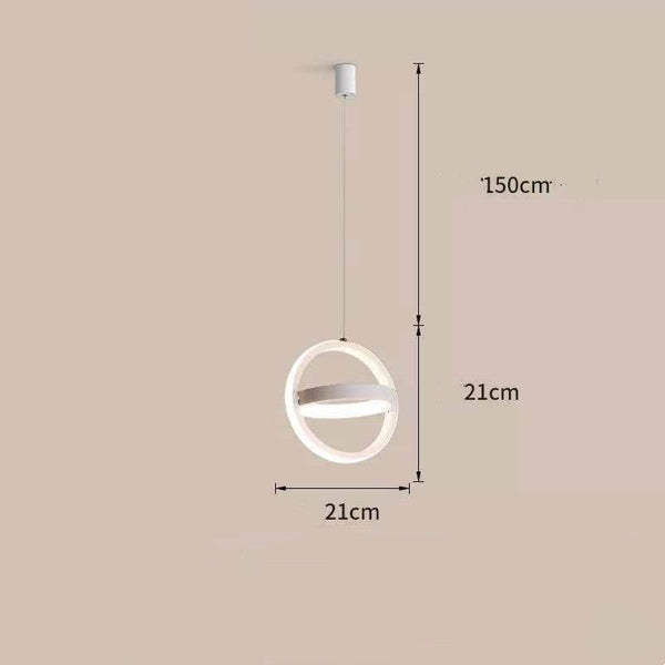 Lámpara Colgante Minimalista de Línea Única para Dormitorio y Comedor - Image 3