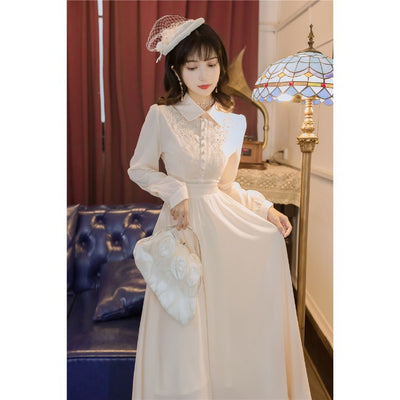 Vestido de Trabajo Estilo Mori Girl Literario con Temperamento Francés - Image 17