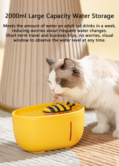 Fuente de Agua para Gatos y Perros con Filtro Automático USB Silenciosa - Image 12