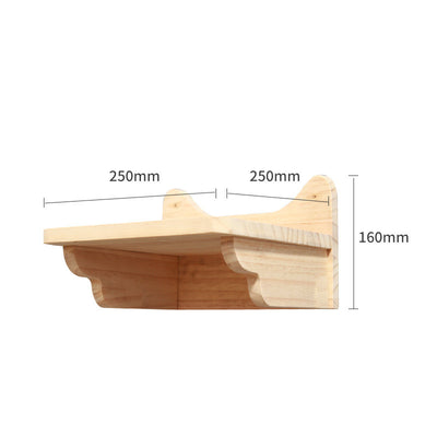 Árbol Rascador Mural para Gatos - Plataforma de Madera Sólida con Escalera - Image 45