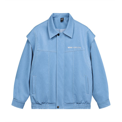 Chaqueta de Cuero PU con Costuras de Diseño y Solapa - Image 6
