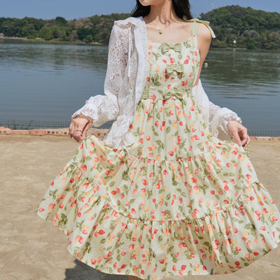 Vestido Largo Elegante para Niña con Cintura Alta Estilo Japonés - Image 4