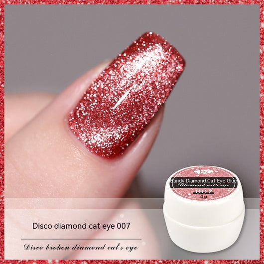 Esmalte de Uñas Gel Ojo de Gato Reflectante con Efecto Diamante - Image 9