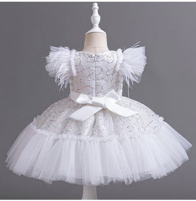 Vestido de Fiesta Infantil con Falda Tul Flores - Colección Verano - Image 17
