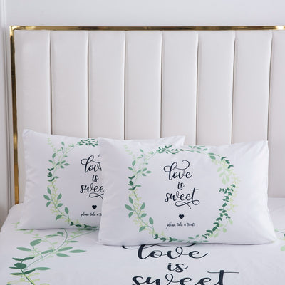 Juego de Cama Nordic Primavera Funda Nórdica Hojas Verdes - Image 14