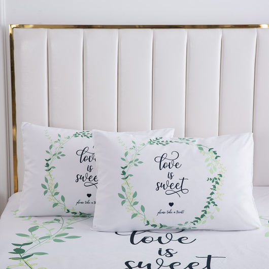 Juego de Cama Nordic Primavera Funda Nórdica Hojas Verdes - Image 14