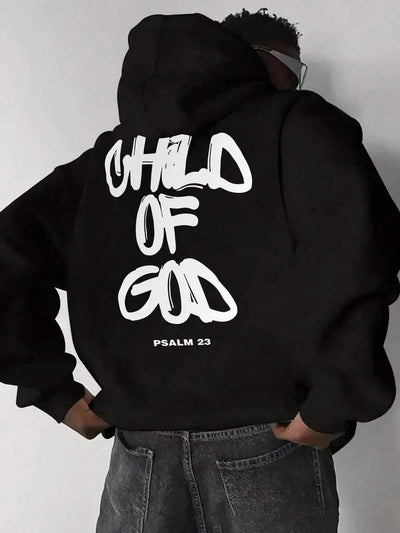 Sudadera Hombre con Estampado de Letras y Forro Polar Cálido - Image 9