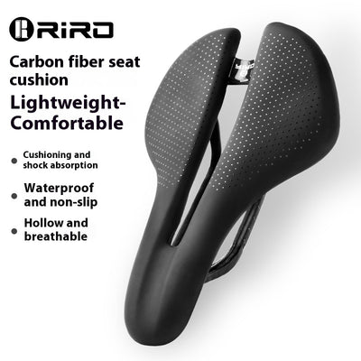 Sillín de Bicicleta MTB Fibra de Carbono Ultraligero Hueco Transpirable Racing - Image 2