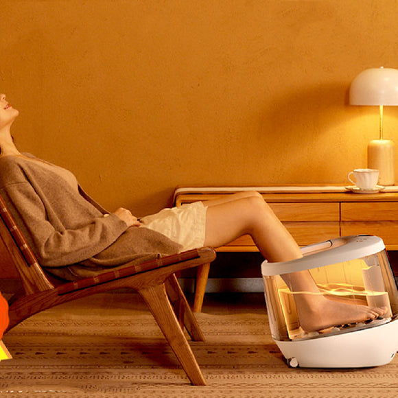 Masajeador Automático de Pies con Hidromasaje y Terapia Relajante