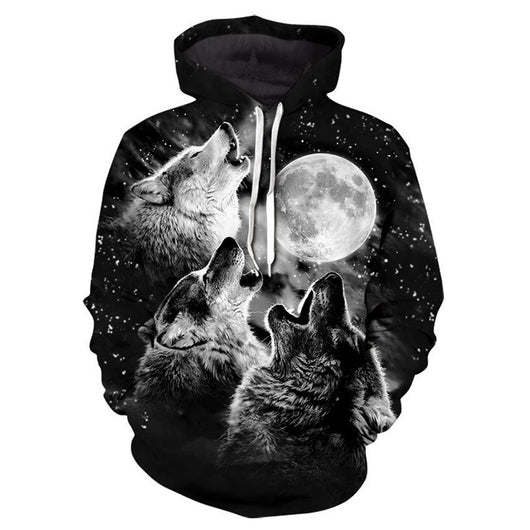 Sudadera Hoodie Mochizuki Wolf con Impresión 3D Digital para Hombre - Image 17