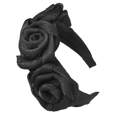 Diadema de Flores Grandes en Color Sólido - Diseño Floral Dulce - Image 15