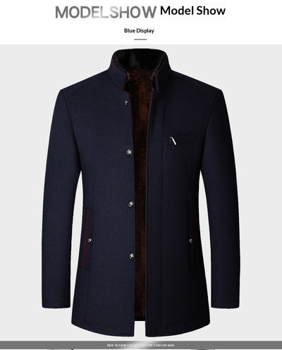 Chaqueta Casual para Hombre con Cuello de Pie - Image 9