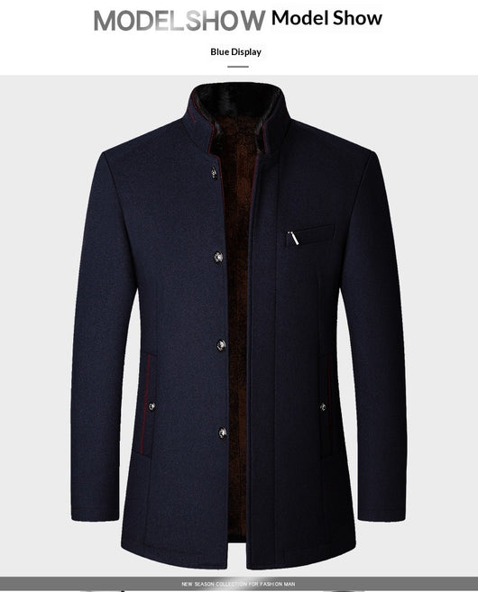 Chaqueta Casual para Hombre con Cuello de Pie - Image 9