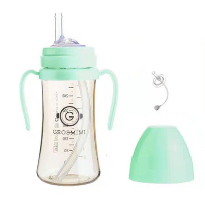 Vaso Infantil Coreano Grosmimi 300ml con Pajita - PPSU Ecológico Antiderrames - Image 6