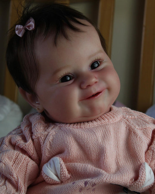 Muñeca Reborn Realista con Cabello Implantado - Apta para Baño - Image 14