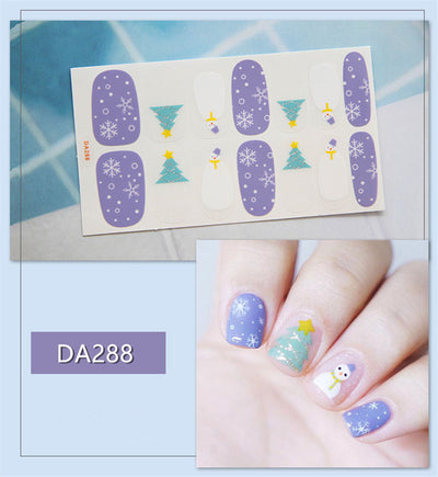 Láminas de Esmalte de Uñas Navideñas - Diseños Viral Red Net - Image 18