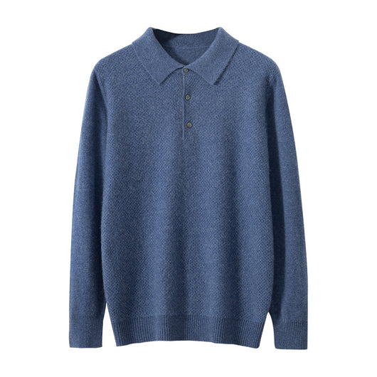 Suéter Polo de Cashmere para Hombre - Tejido Premium - Image 11