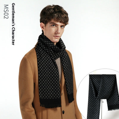 Bufanda Escocesa de Abrigo Suave con Toque Cashmere - Image 37