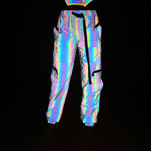 Overol Reflectante Colorido Talla Grande para Mujer - Image 10