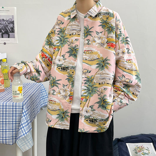 Camisa Manga Larga Estampado Floral para Hombre - Image 5