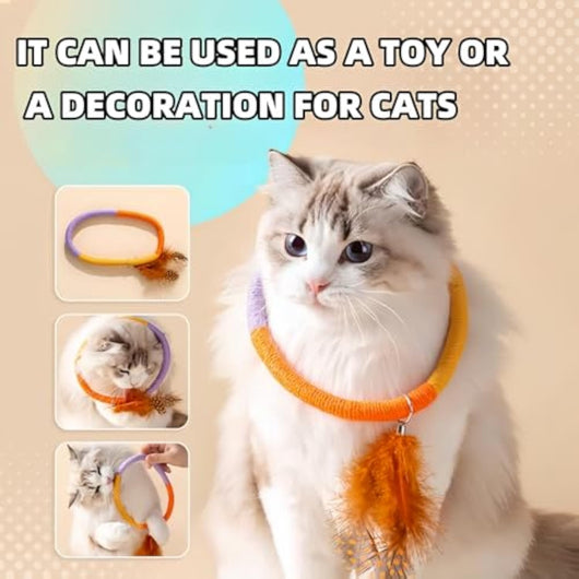 Juguetes para Gatos con Cuerda de Algodón, Hierba Gatera y Plumas - Limpiador Dental Interactivo - Image 13