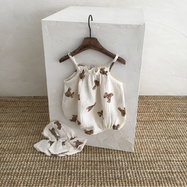 Jumpsuit Tipo Sling Cómodo para Niños y Niñas