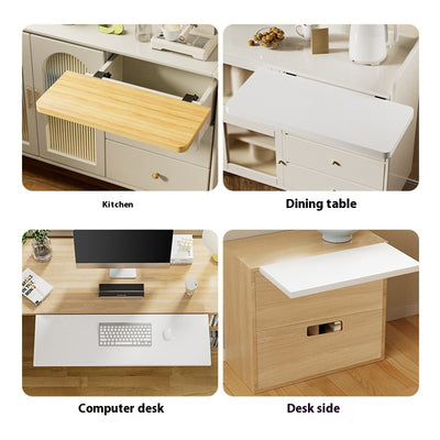 Extensión de Escritorio con Cajón sin Perforación - Soporte Ergonómico Plegable - Image 2