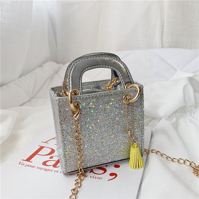 Bolso Infantil con Lentejuelas Brillantes para el Hombro - Image 5