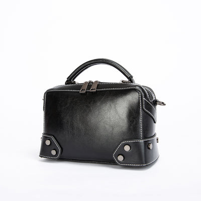 Bolso Mensajero de Cuero para Mujer - Cartera Portátil Elegante - Image 9