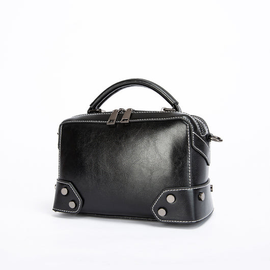 Bolso Mensajero de Cuero para Mujer - Cartera Portátil Elegante - Image 9