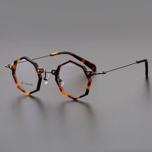 Gafas Retro Ultraligeras de Titanio Puro con Lentes para Miopía - Image 2