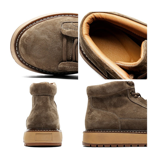 Botas Plataforma de Cuero Genuino Estilo Retro Británico - Image 13