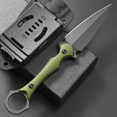 Cuchillo de Supervivencia D2 con Mango G10 para Camping y Aventura - Image 11