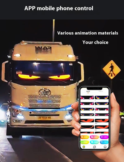 Pantalla LED Flexible para Parabrisas Dinámico con Adhesivos Luminosos - Image 13